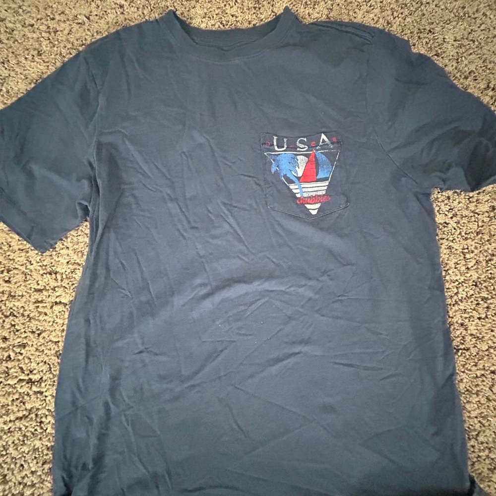 Chubbies Men's Navy and Blue T-shirt